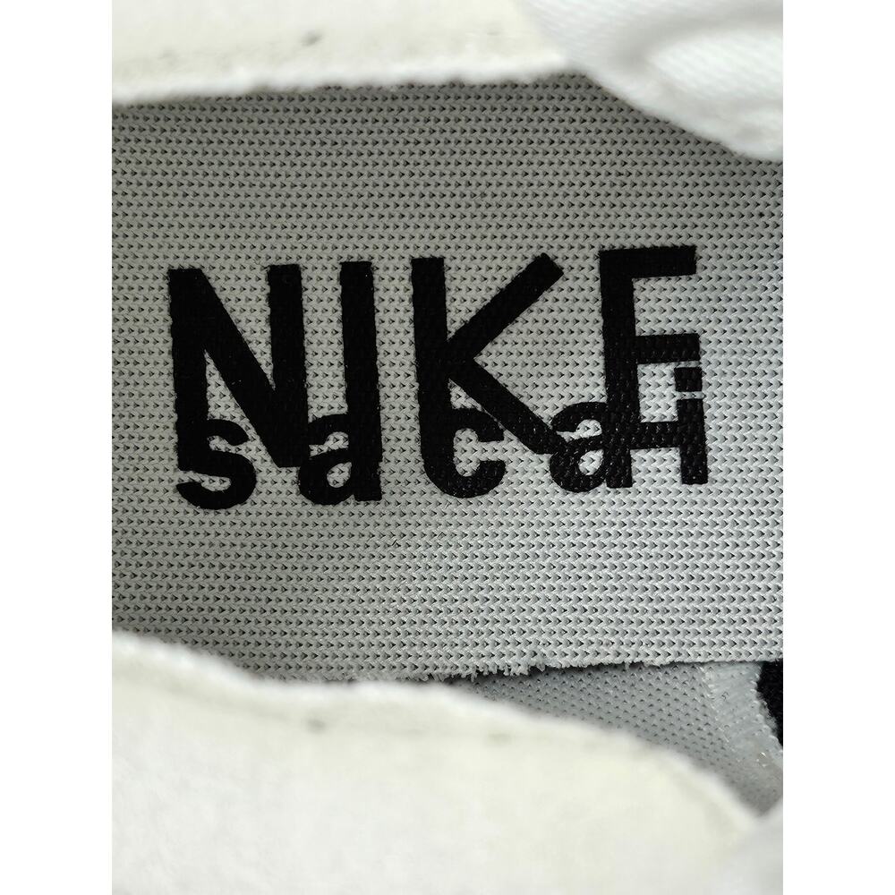 NIKE BLAZER LOW SACAI “BLACK PATENT” – MEN’S SIZE 7 / WOMEN’S 8.5 – DM6443-001 - Picture 8 of 12